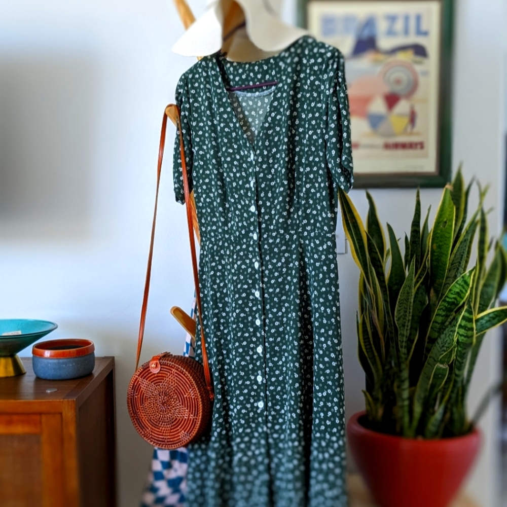 Cottagecore floral dress